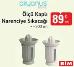OKYANUS HOME ÖLÇÜ KAPLI NARENCİYE SIKACAĞI 500 ML